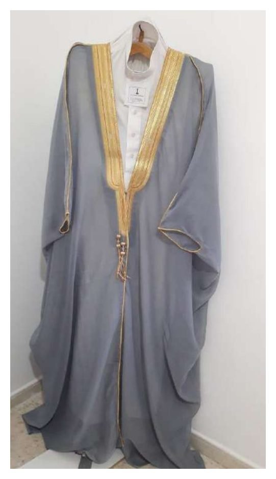Royal Bisht - Dark Ash/Gold