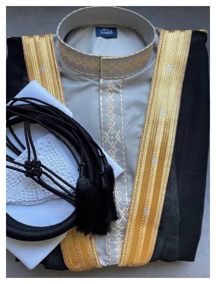 Royal Bisht - Black/Gold S