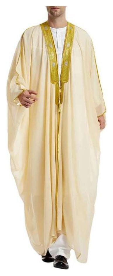 Royal Bisht - Gold Silk M