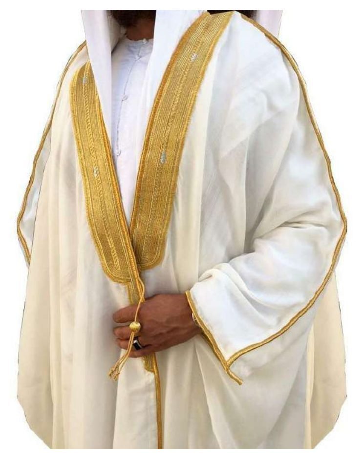 Royal Bisht - Soft Brown Gold